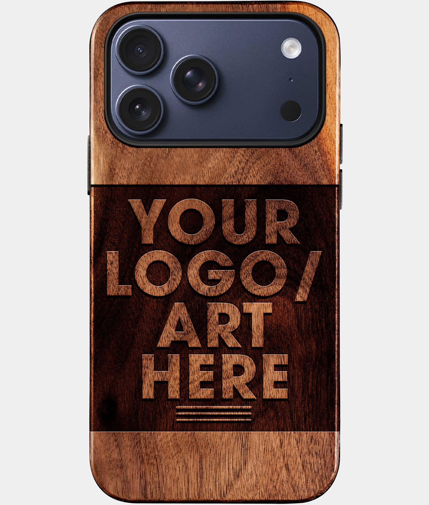 Personalized Wood Carved iPhone 17 Cases | iPhone 17 Pro | 17 Pro Max | 17 Air Covers