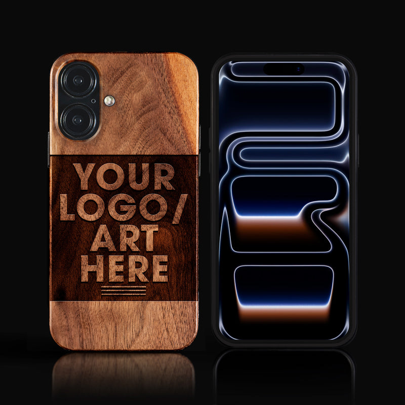 Custom iPhone 17 Case - Custom Eco Friendly Wooden MagSafe Carved iPhone 17 Cover, iPhone 17 Case. Company Event Gifts, iPhone Cases Wood Accessories - Made By Engraved In Nature, Biodegradable Mous, Pela, Casetify, Toast, Alto Collective, Wudn, Carved, Kerf, Kenway, Komodoty, Grovemade, Bewood, Moment, Woodgraw, Woodcessories, Pono Wood, KoaWood, Caseyard, Kasemakers, engraversdungeom, OtterBox iPhone Cover Alternative - Biodegradable Compostable Phone Case - Design Your Own Case - 2026 iPhone Cases