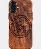 Eco-friendly AFC Ajax iPhone 16 Plus Case - Carved Wood Custom AFC Ajax Gift For Him - Monogrammed Personalized iPhone 16 Plus Cover By Engraved In Nature