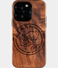 Eco-friendly AFC Ajax iPhone 16 Pro Case - Carved Wood Custom AFC Ajax Gift For Him - Monogrammed Personalized iPhone 16 Pro Cover By Engraved In Nature