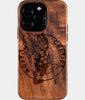 Eco-friendly Boston Celtics iPhone 16 Pro Case - Carved Wood Custom Boston Celtics Gift For Him - Monogrammed Personalized iPhone 16 Pro Cover By Engraved In Nature