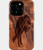 Eco-friendly Buffalo Bills iPhone 16 Pro Case - Carved Wood Custom Buffalo Bills Gift For Him - Monogrammed Personalized iPhone 16 Pro Cover By Engraved In Nature