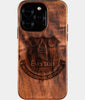 Eco-friendly Everton FC iPhone 16 Pro Case - Carved Wood Custom Everton FC Gift For Him - Monogrammed Personalized iPhone 16 Pro Cover By Engraved In Nature