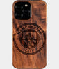 Eco-friendly Manchester City FC iPhone 16 Pro Max Case - Carved Wood Custom Manchester City FC Gift For Him - Monogrammed Personalized iPhone 16 Pro Max Cover By Engraved In Nature