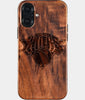 Eco-friendly New York Knicks iPhone 16 Plus Case - Carved Wood Custom New York Knicks Gift For Him - Monogrammed Personalized iPhone 16 Plus Cover By Engraved In Nature