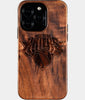 Eco-friendly New York Knicks iPhone 16 Pro Case - Carved Wood Custom New York Knicks Gift For Him - Monogrammed Personalized iPhone 16 Pro Cover By Engraved In Nature