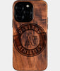 Eco-friendly Oakland Athletics iPhone 16 Pro Case - Carved Wood Custom Oakland Athletics Gift For Him - Monogrammed Personalized iPhone 16 Pro Cover By Engraved In Nature
