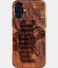 Eco-friendly Orlando Magic iPhone 16 Plus Case - Carved Wood Custom Orlando Magic Gift For Him - Monogrammed Personalized iPhone 16 Plus Cover By Engraved In Nature