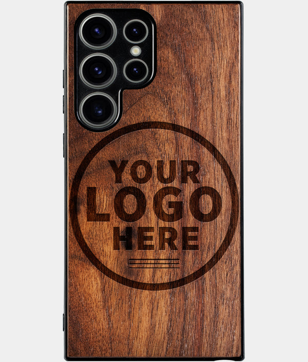 Wood Samsung Galaxy S24 Ultra Case Custom Engraved Walnut Wood S24 Ultra Cover Eco-Friendly S24 Ultra Case Sustainable S24 Ultra Case Outdoor S24 Ultra Case For Men Military Grade S24 Ultra Cover - Engraved In Nature