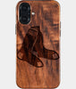 Eco-friendly San Diego Padres iPhone 16 Plus Case - Carved Wood Custom San Diego Padres Gift For Him - Monogrammed Personalized iPhone 16 Plus Cover By Engraved In Nature