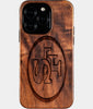 Eco-friendly San Francisco 49Ers iPhone 16 Pro Case - Carved Wood Custom San Francisco 49Ers Gift For Him - Monogrammed Personalized iPhone 16 Pro Cover By Engraved In Nature