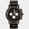 Los Angeles Dodgers Wooden Wristwatch - Chronograph Black Walnut Watch