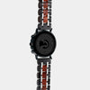 Best Atlanta Hawks Mahogany And Walnut Wood Chronograph Watch - Engraved In Nature