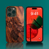 Best Heart iPhone 16 Case - iPhone Case With Bonsai Trees - Natural iPhone Cases Made From Wood For Nature Lovers. Best Case For iPhone 16 User - By Engraved In Nature