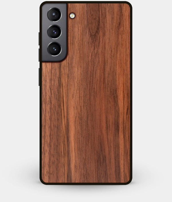 Best Walnut Wood Galaxy S21 Plus Case - Custom Engraved S21 Plus Cover - Engraved In Nature