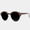 Best Custom Engraved Browline Coffee Walnut Wooden Sunglasses | Joshua Tree - Engraved In Nature