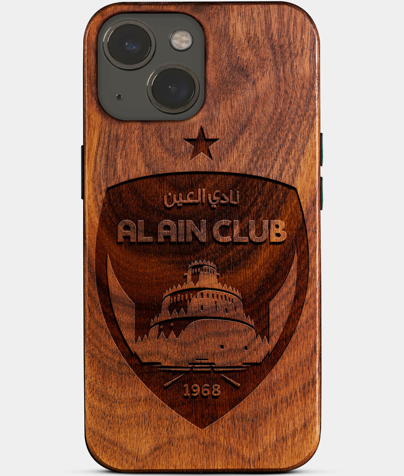 Custom Al Ain FC iPhone 14 Cases - Al Ain FC Personalized iPhone 14 Cover - UAE Abu Dhabi Football Club Al Ain FC Gifts For Men 2022 Best Al Ain FC Christmas Gifts Wood unique Al Ain Football Gift For Him Monogrammed