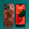 Custom Anaheim Ducks iPhone 14/14 Pro/14 Pro Max/14 Plus Case - Carved Wood Anaheim Ducks Cover