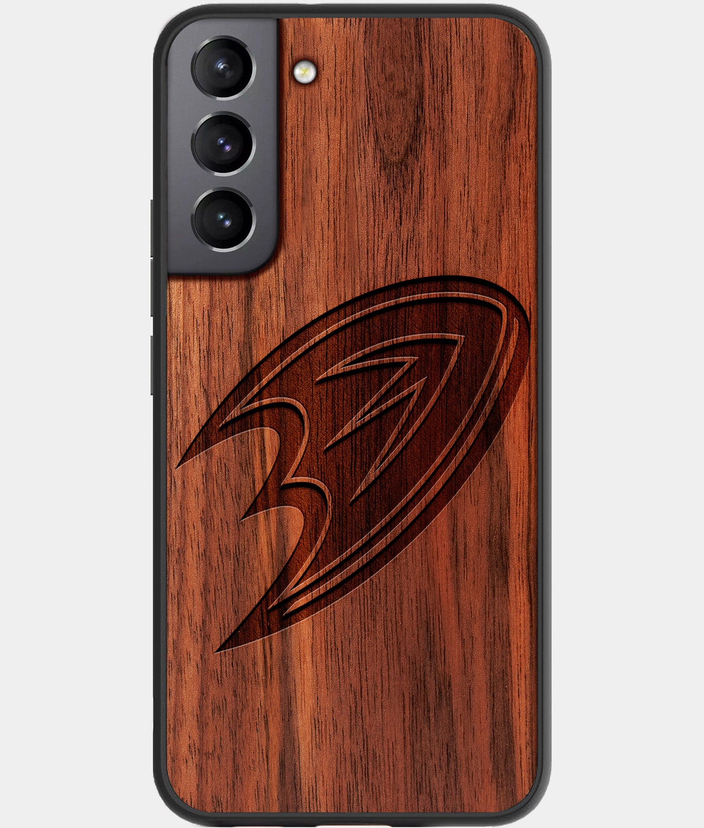 Best Wood Anaheim Ducks Galaxy S22 Case - Custom Engraved Cover - Engraved In Nature