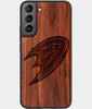 Best Wood Anaheim Ducks Samsung Galaxy S23 Plus Case - Custom Engraved Cover - Engraved In Nature