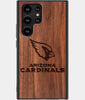 Best Wood Arizona Cardinals Samsung Galaxy S23 Ultra Case - Custom Engraved Cover - Engraved In Nature