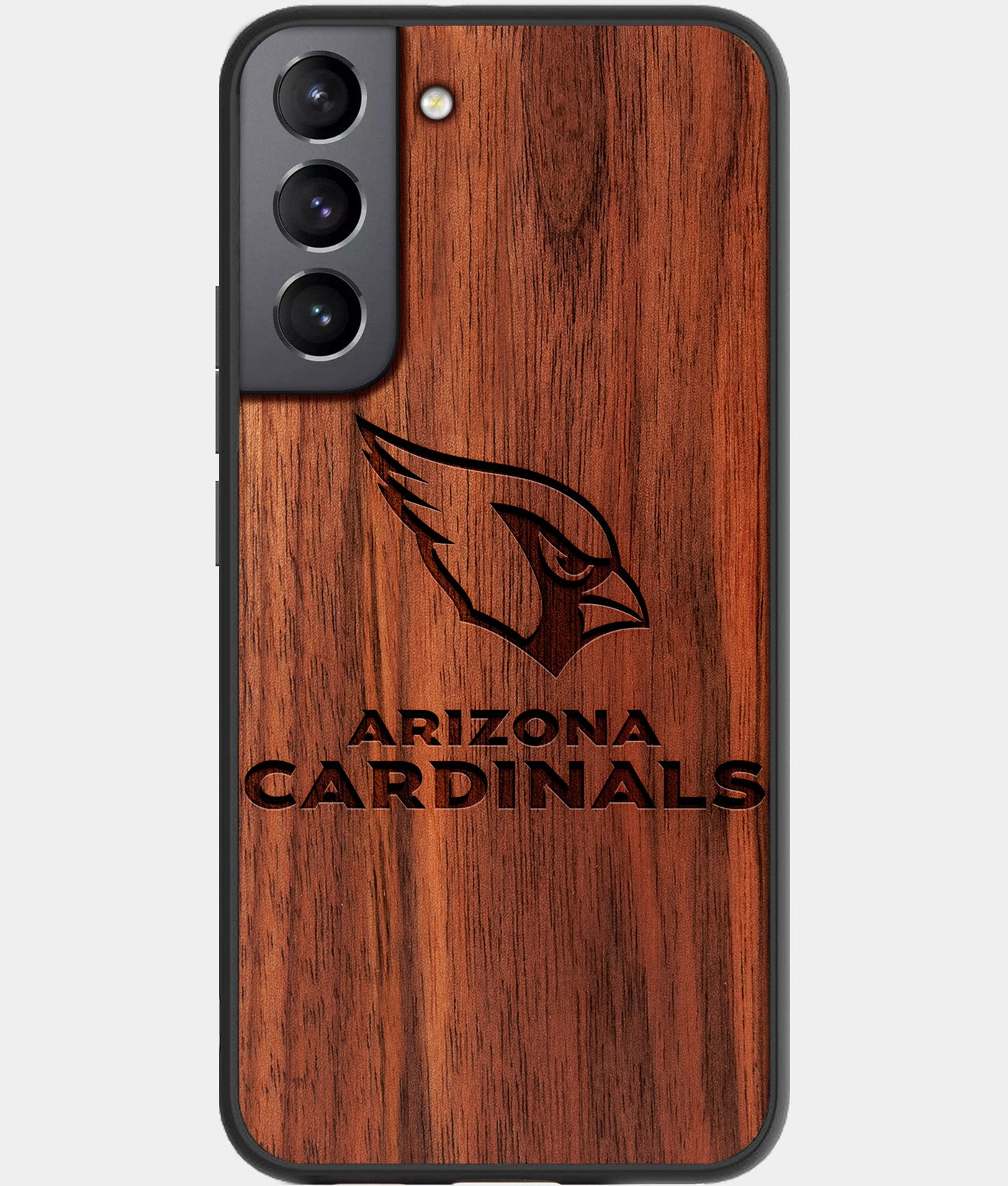 Best Wood Arizona Cardinals Samsung Galaxy S23 Case - Custom Engraved Cover - Engraved In Nature