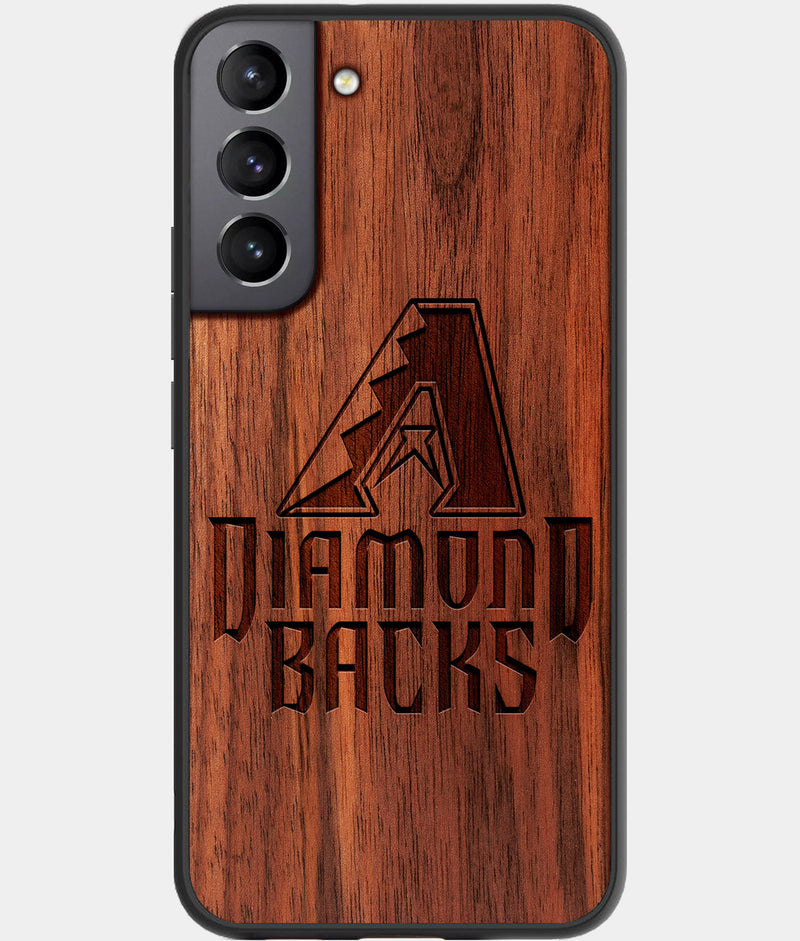 Best Wood Arizona Diamondbacks Samsung Galaxy S23 Plus Case - Custom Engraved Cover - Engraved In Nature