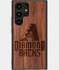 Best Wood Arizona Diamondbacks Samsung Galaxy S23 Ultra Case - Custom Engraved Cover - Engraved In Nature