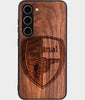 Best Wood Arsenal F.C. Samsung Galaxy S24 Case - Custom Engraved Cover - Engraved In Nature