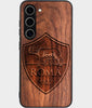 Best Wood A.S. Roma Samsung Galaxy S24 Plus Case - Custom Engraved Cover - Engraved In Nature