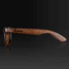 Augusta Georgia II Wood Sunglasses with custom engraving. Custom Augusta Georgia II Gifts For Men -  Sustainable Augusta Georgia II eco friendly products - Personalized Augusta Georgia II Birthday Gifts - Unique Augusta Georgia II travel Souvenirs and gift shops. Augusta Georgia II Wayfarer Eyewear and Shades Side
