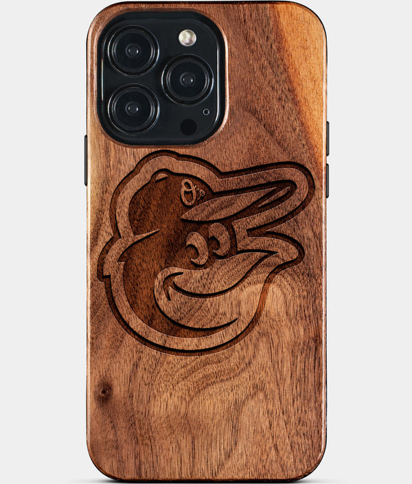 Custom Baltimore Orioles iPhone 15/15 Pro/15 Pro Max/15 Plus Case - Wood Orioles Cover - Eco-friendly Baltimore Orioles iPhone 15 Case - Carved Wood Custom Baltimore Orioles Gift For Him - Monogrammed Personalized iPhone 15 Cover By Engraved In Nature