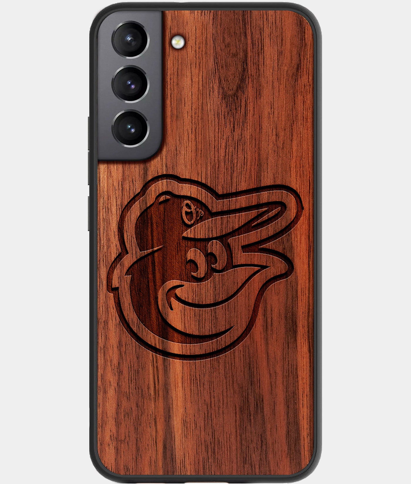 Best Wood Baltimore Orioles Samsung Galaxy S22 Plus Case - Custom Engraved Cover - Engraved In Nature