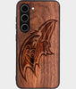 Best Wood Baltimore Ravens Samsung Galaxy S24 Plus Case - Custom Engraved Cover - Engraved In Nature