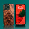Custom Borussia Monchengladbach iPhone 14/14 Pro/14 Pro Max/14 Plus Case - Carved Wood Borussia Monchengladbach Cover