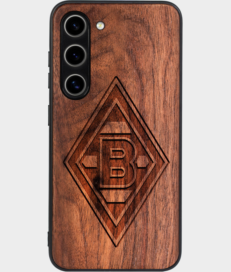 Best Wood Borussia Monchengladbach Galaxy S24 Case - Custom Engraved Cover - Engraved In Nature