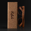 Buffalo New York Wood Sunglasses with custom engraving. Custom Buffalo New York Gifts For Men -  Sustainable Buffalo New York eco friendly products - Personalized Buffalo New York Birthday Gifts - Unique Buffalo New York travel Souvenirs and gift shops. Buffalo New York Wayfarer Eyewear and Shades wiith Box