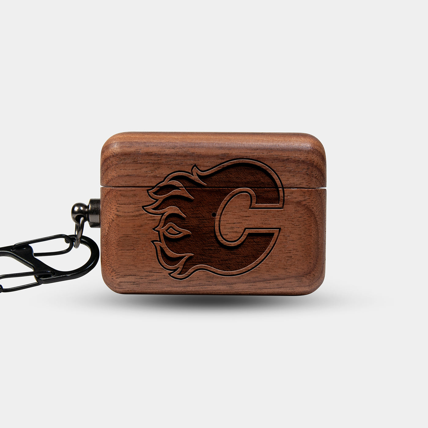 Custom Calgary Flames AirPods Cases | AirPods | AirPods Pro | AirPods Pro 2 Case - Carved Wood Calgary Flames AirPods Cover - Eco-friendly Calgary Flames AirPods Case - Custom Calgary Flames Gift For Him - Monogrammed Personalized AirPods Cover By Engraved In Nature
