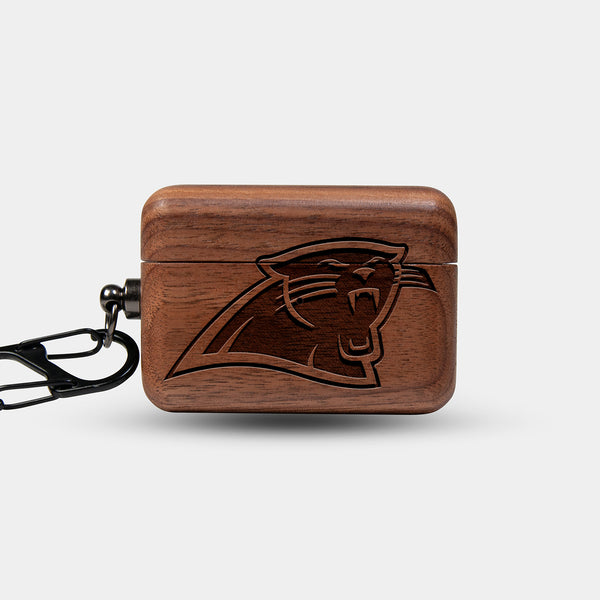 Custom Carolina Panthers AirPods Cases | AirPods | AirPods Pro | AirPods Pro 2 Case - Carved Wood Carolina Panthers AirPods Cover - Eco-friendly Carolina Panthers AirPods Case - Custom Carolina Panthers Gift For Him - Monogrammed Personalized AirPods Cover By Engraved In Nature