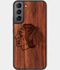 Best Wood Chicago Blackhawks Samsung Galaxy S22 Case - Custom Engraved Cover - Engraved In Nature