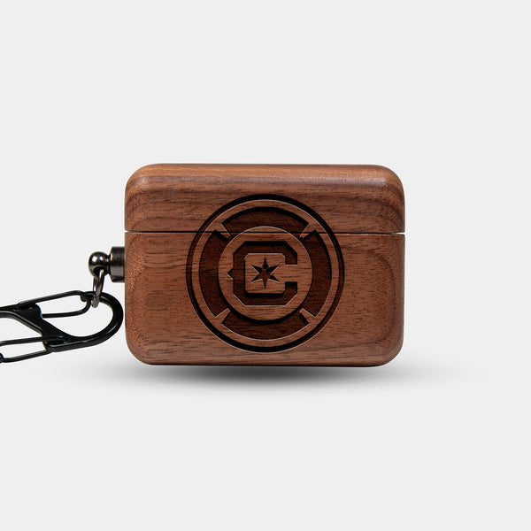 Custom Chicago Fire SC AirPods Cases | AirPods | AirPods Pro | AirPods Pro 2 Case - Carved Wood Chicago Fire SC AirPods Cover - Eco-friendly Chicago Fire SC AirPods Case - Custom Chicago Fire SC Gift For Him - Monogrammed Personalized AirPods Cover By Engraved In Nature