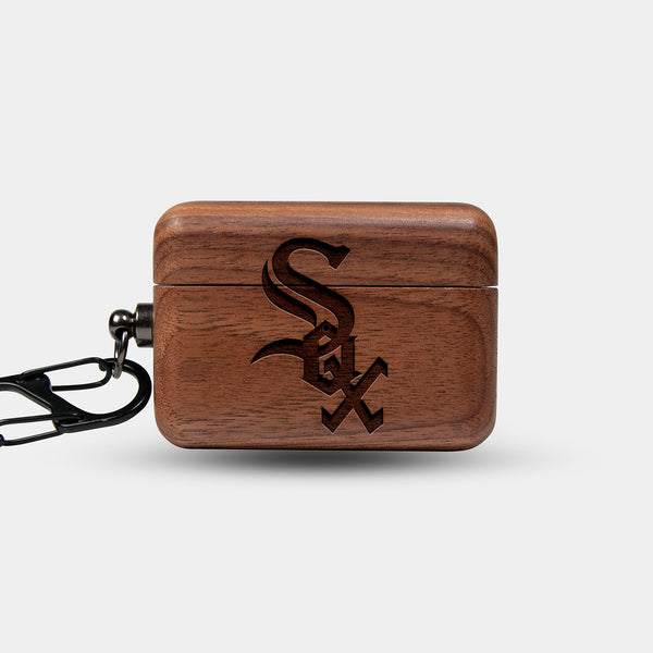 Custom Chicago White Sox AirPods Cases | AirPods | AirPods Pro | AirPods Pro 2 Case - Carved Wood White Sox AirPods Cover - Eco-friendly Chicago White Sox AirPods Case - Custom Chicago White Sox Gift For Him - Monogrammed Personalized AirPods Cover By Engraved In Nature