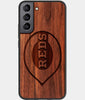 Best Wood Cincinnati Reds Samsung Galaxy S22 Plus Case - Custom Engraved Cover - Engraved In Nature