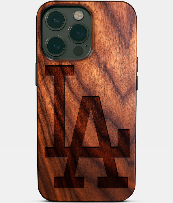 Custom Classic Los Angeles Dodgers iPhone 14/14 Pro/14 Pro Max/14 Plus Case - Wood Dodgers Cover - Eco-friendly Los Angeles Dodgers iPhone 14 Case - Carved Wood Custom Los Angeles Dodgers Gift For Him - Monogrammed Personalized iPhone 14 Cover By Engraved In Nature