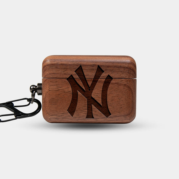 Custom Classic New York Yankees AirPods Cases | AirPods | AirPods Pro | AirPods Pro 2 Case - Carved Wood Yankees AirPods Cover - Eco-friendly New York Yankees AirPods Case - Custom New York Yankees Gift For Him - Monogrammed Personalized AirPods Cover By Engraved In Nature