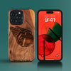 Custom Cleveland Guardians iPhone 15/15 Pro/15 Pro Max/15 Plus Case - Carved Wood Guardians Cover