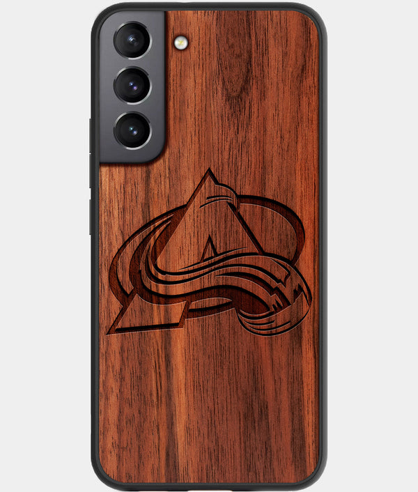 Best Walnut Wood Colorado Avalanche Galaxy S21 FE Case - Custom Engraved Cover - Engraved In Nature
