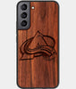 Best Wood Colorado Avalanche Galaxy S22 Case - Custom Engraved Cover - Engraved In Nature