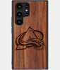 Best Wood Colorado Avalanche Samsung Galaxy S22 Ultra Case - Custom Engraved Cover - Engraved In Nature