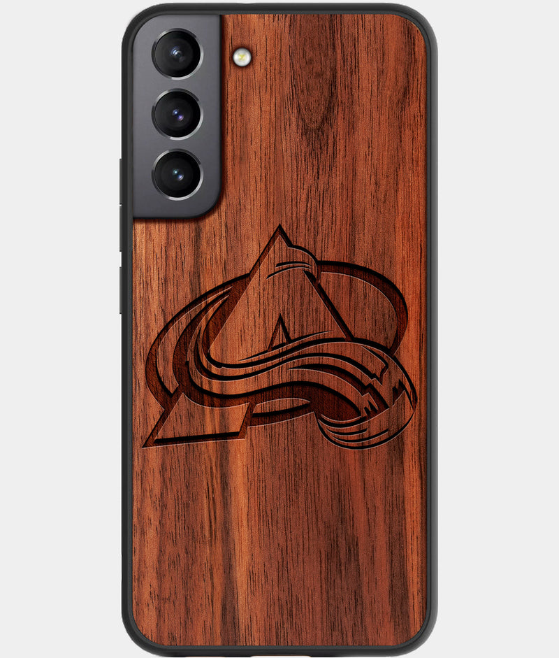 Best Wood Colorado Avalanche Samsung Galaxy S22 Case - Custom Engraved Cover - Engraved In Nature